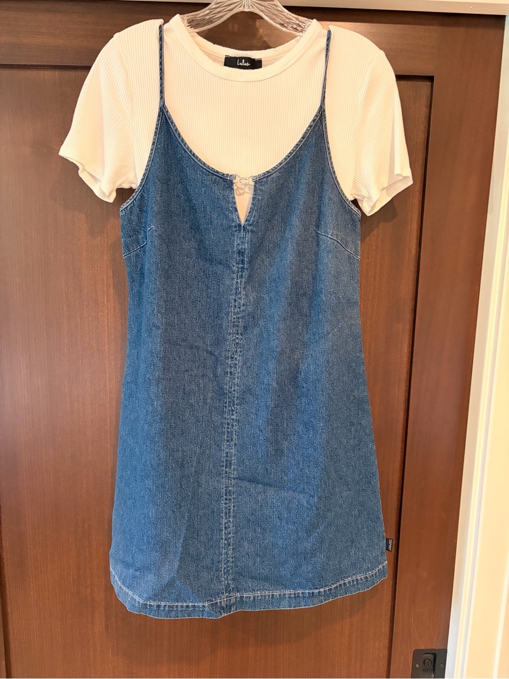 Vintage 90s - Esprit Blue Denim Slip Dress
